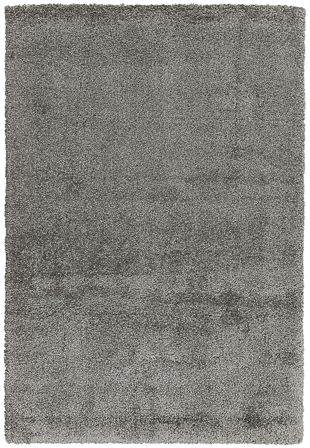 Charcoal shaggy rug