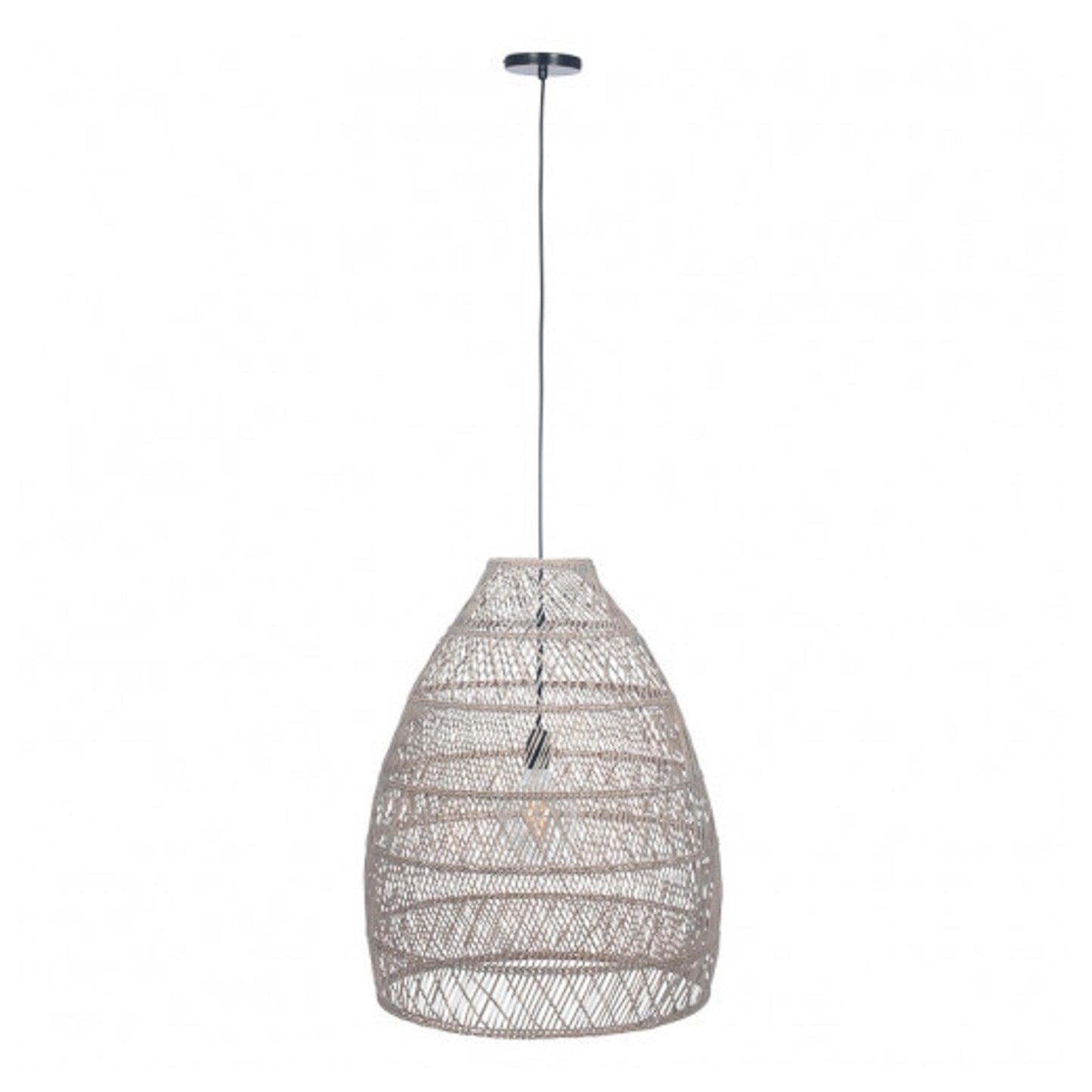 Extra Large Grey Woven Shade