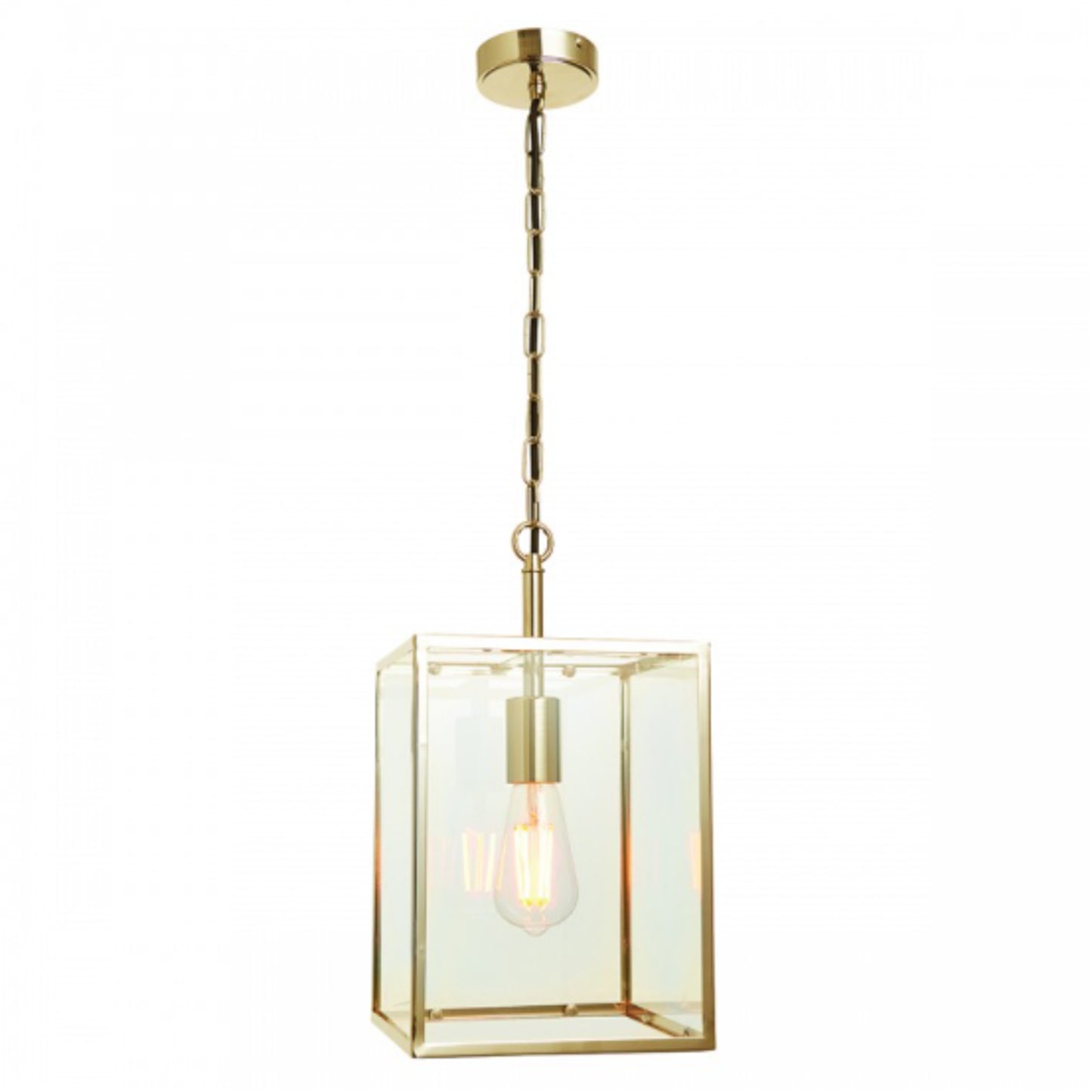 Hendon Antique Brass Pendant Light