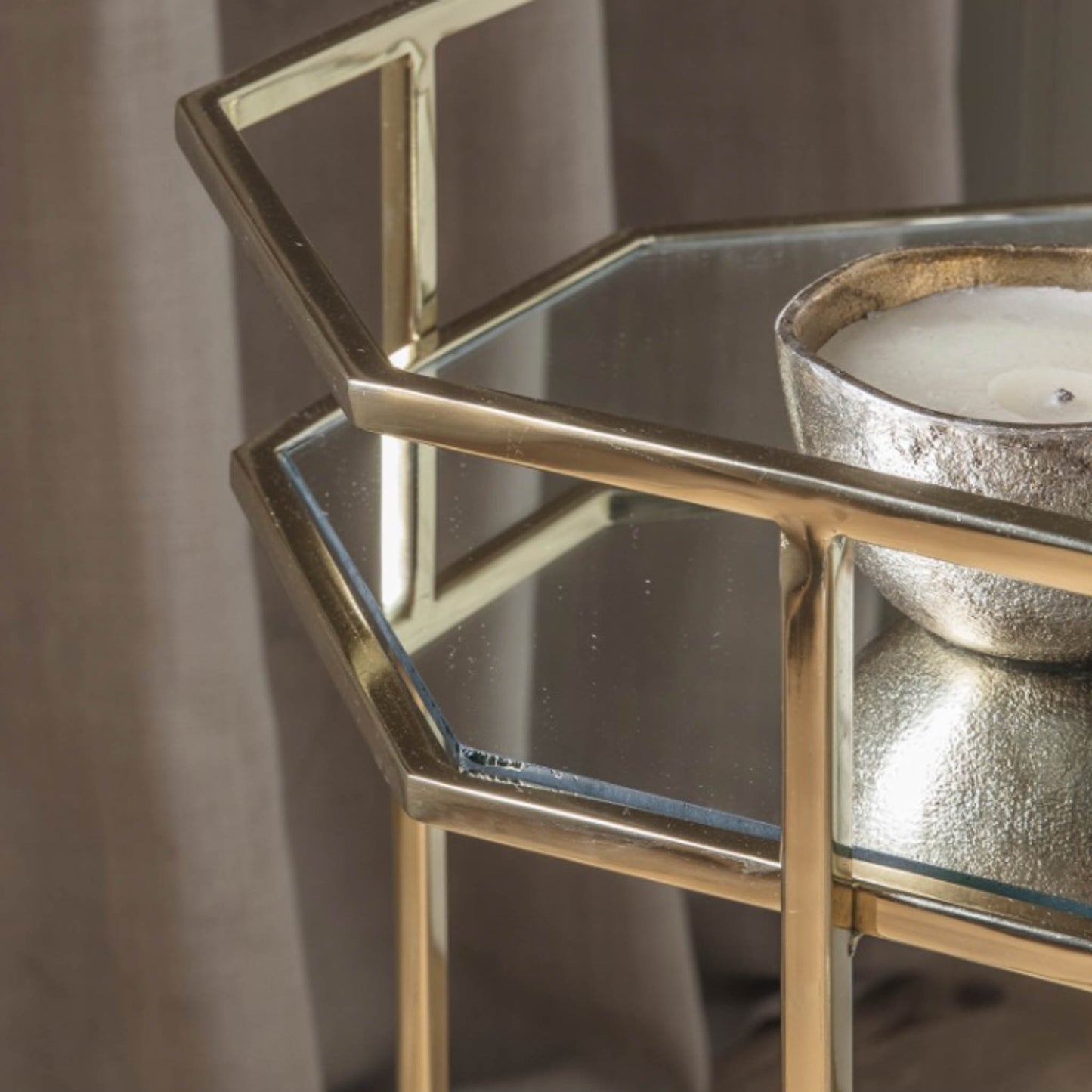 Octavia Drinks Trolley Gold