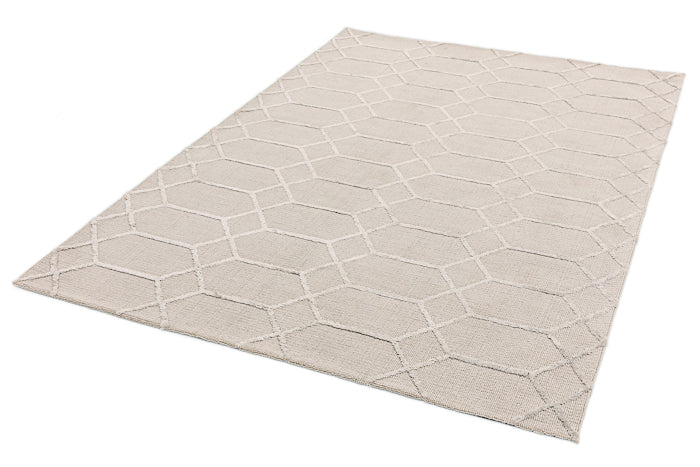 Silver Geo Rug