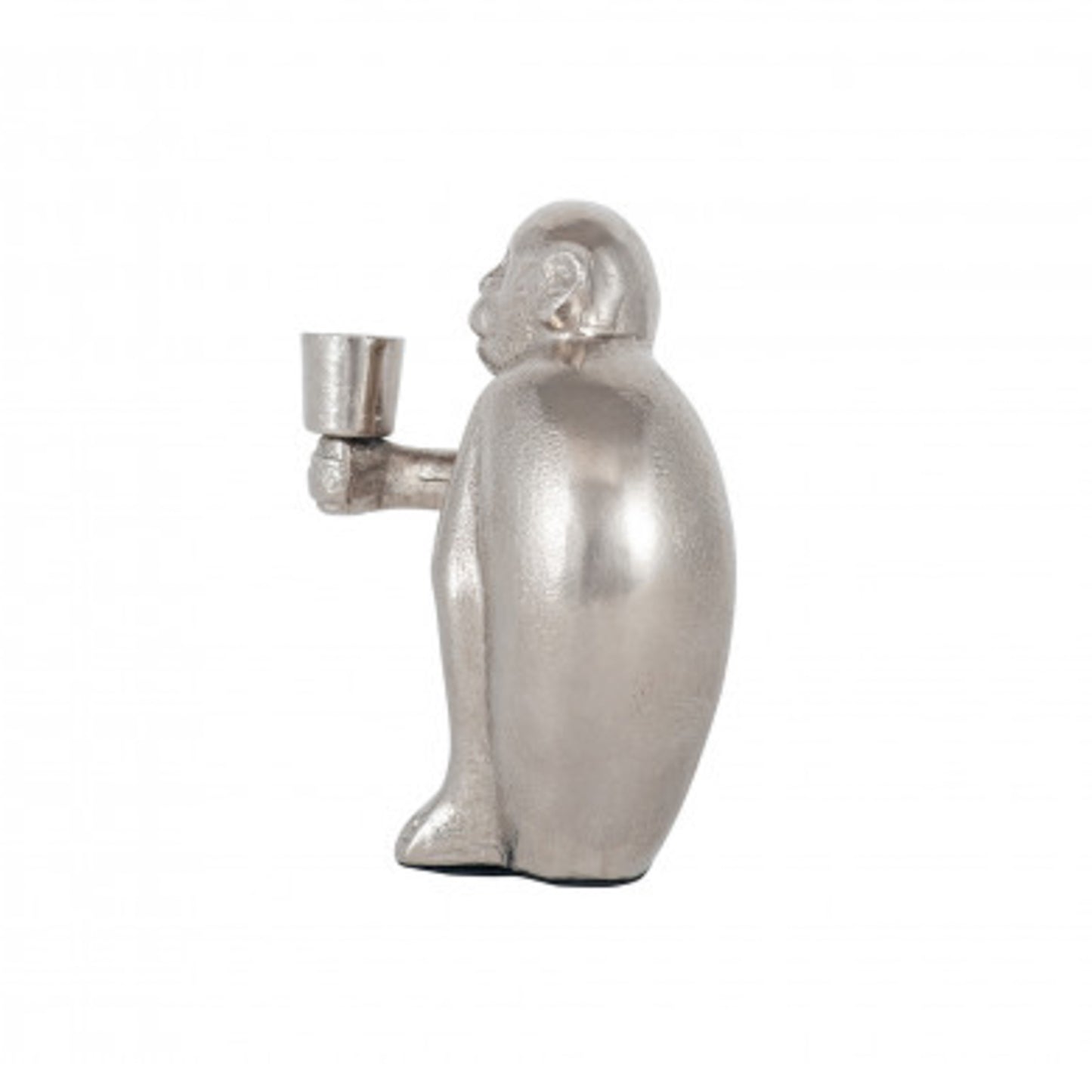 Silver Monkey Candle Stick Holder