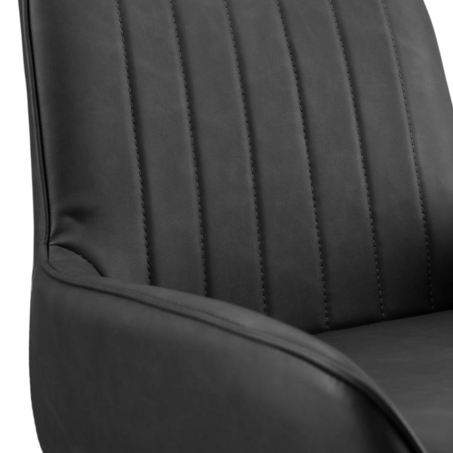 2 Pack Soho Barstool Black Faux Leather