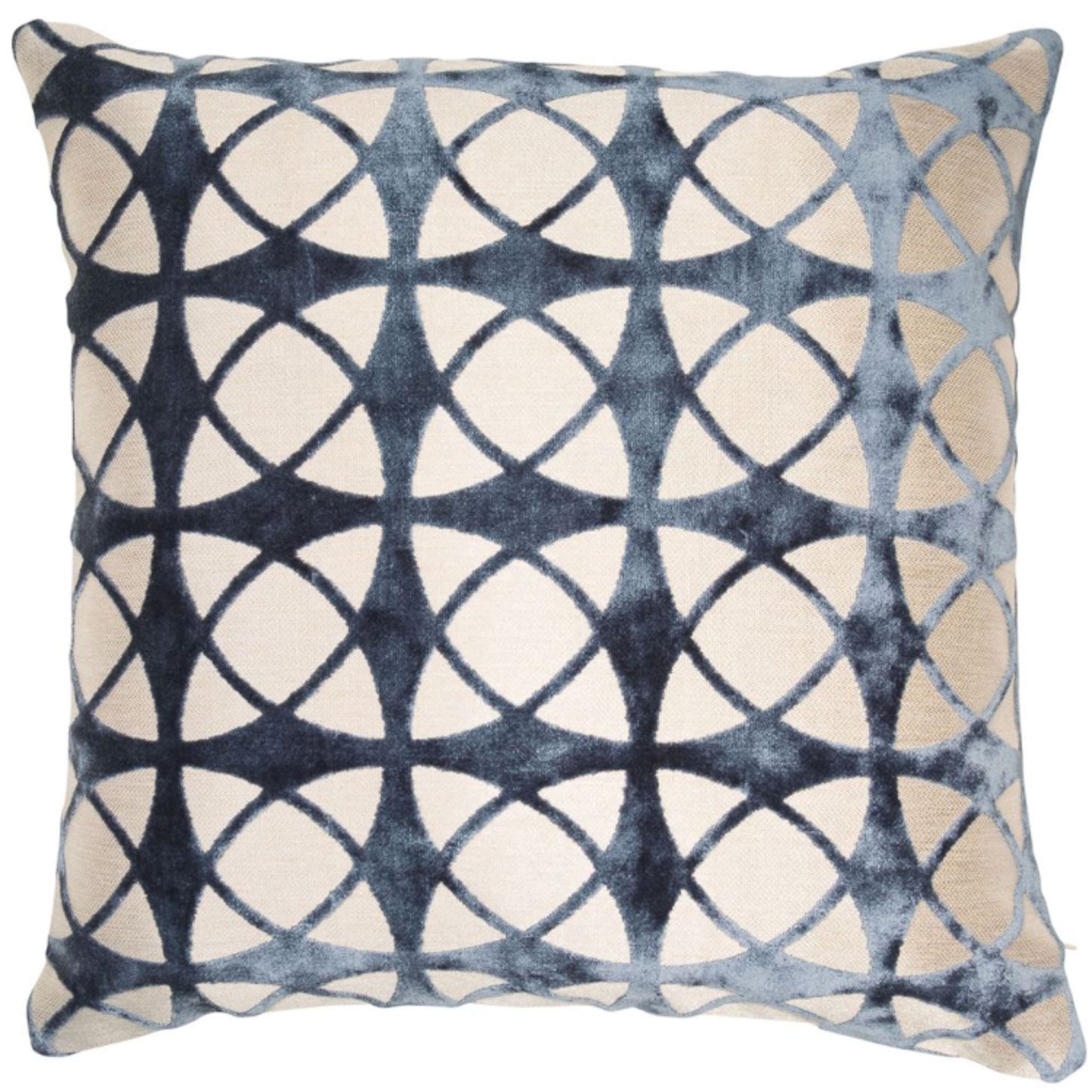 Blue Sprlral Cushion 43x43cm