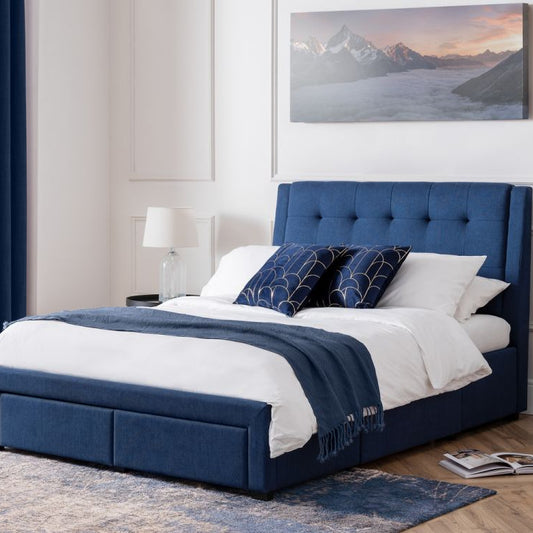 Fullerton 4 Drawer Bed Blue
