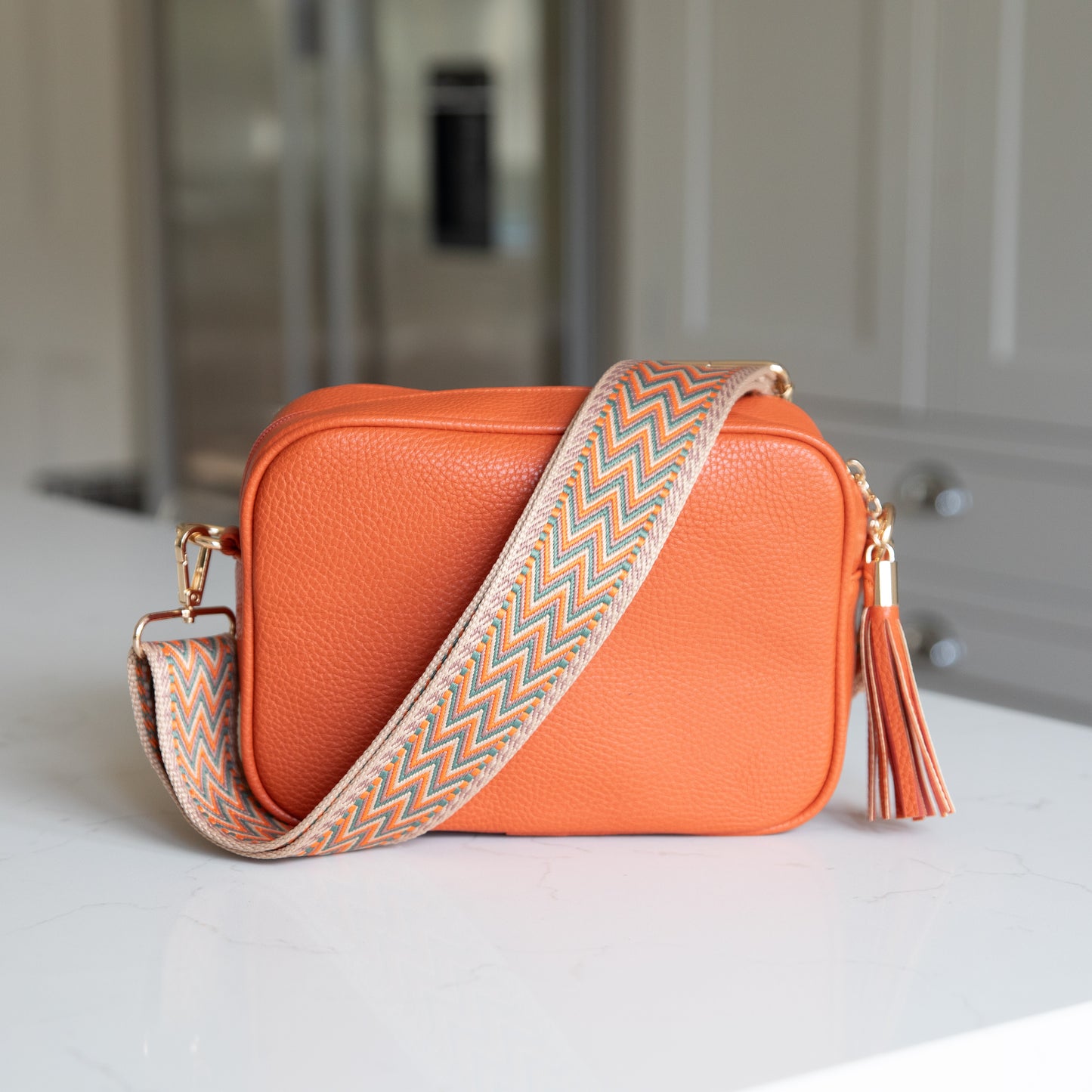 Small Orange Crossbody Bag