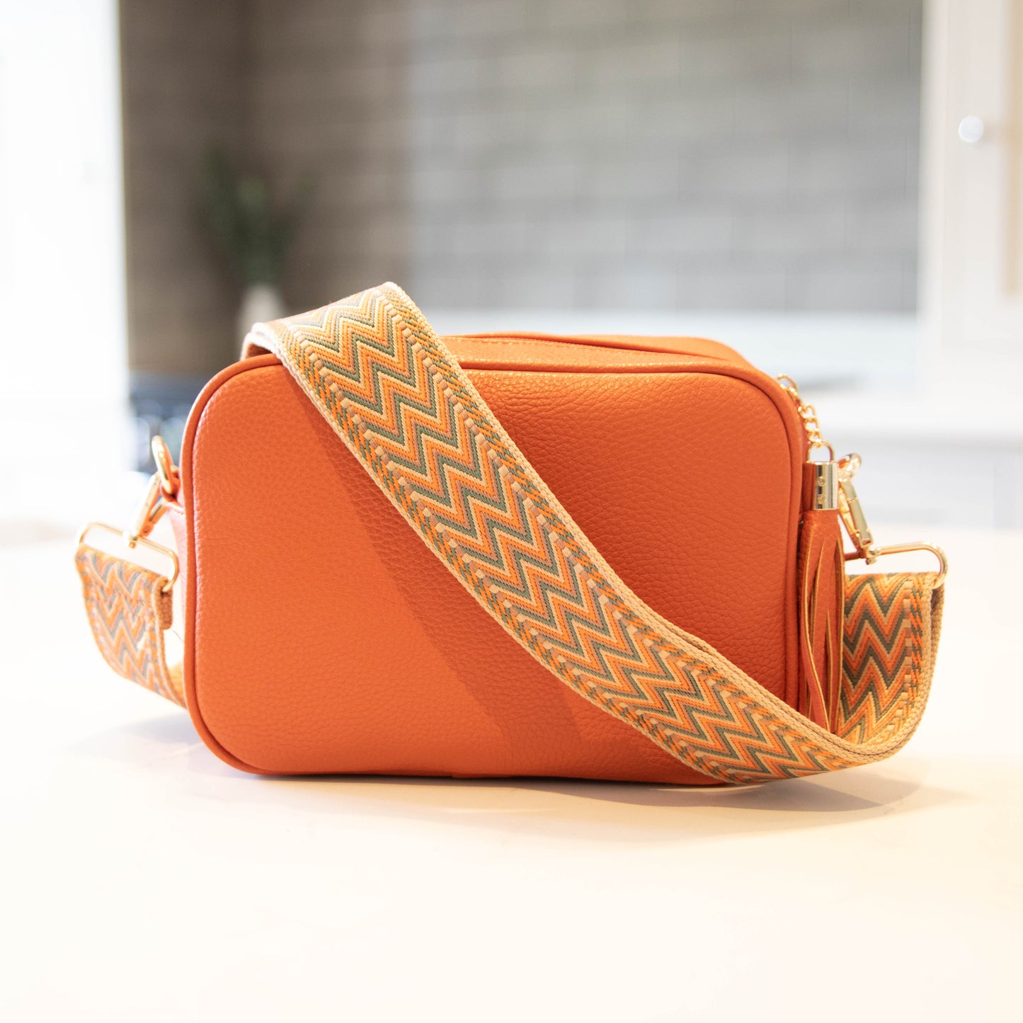 Small Orange Crossbody Bag