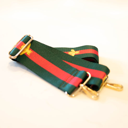 Green & Red Stripe Strap