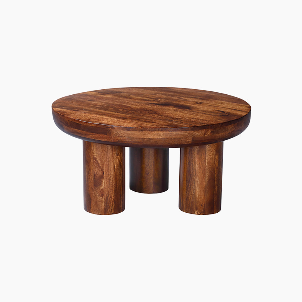 Harvest Wooden Round Coffee Table