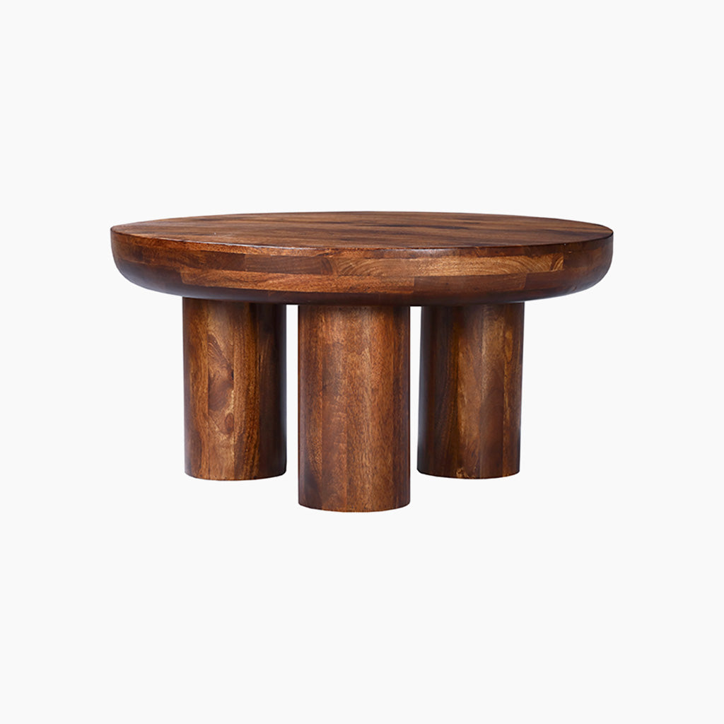 Harvest Wooden Round Coffee Table