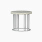 Jardin Bone Inlay Oval Side Table