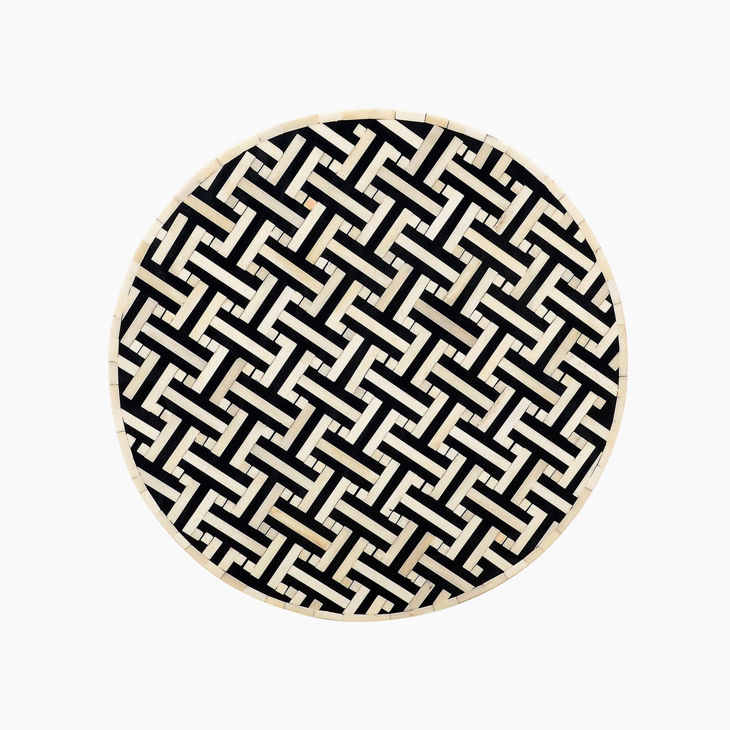 Indus Bone Inlay Round Side Table