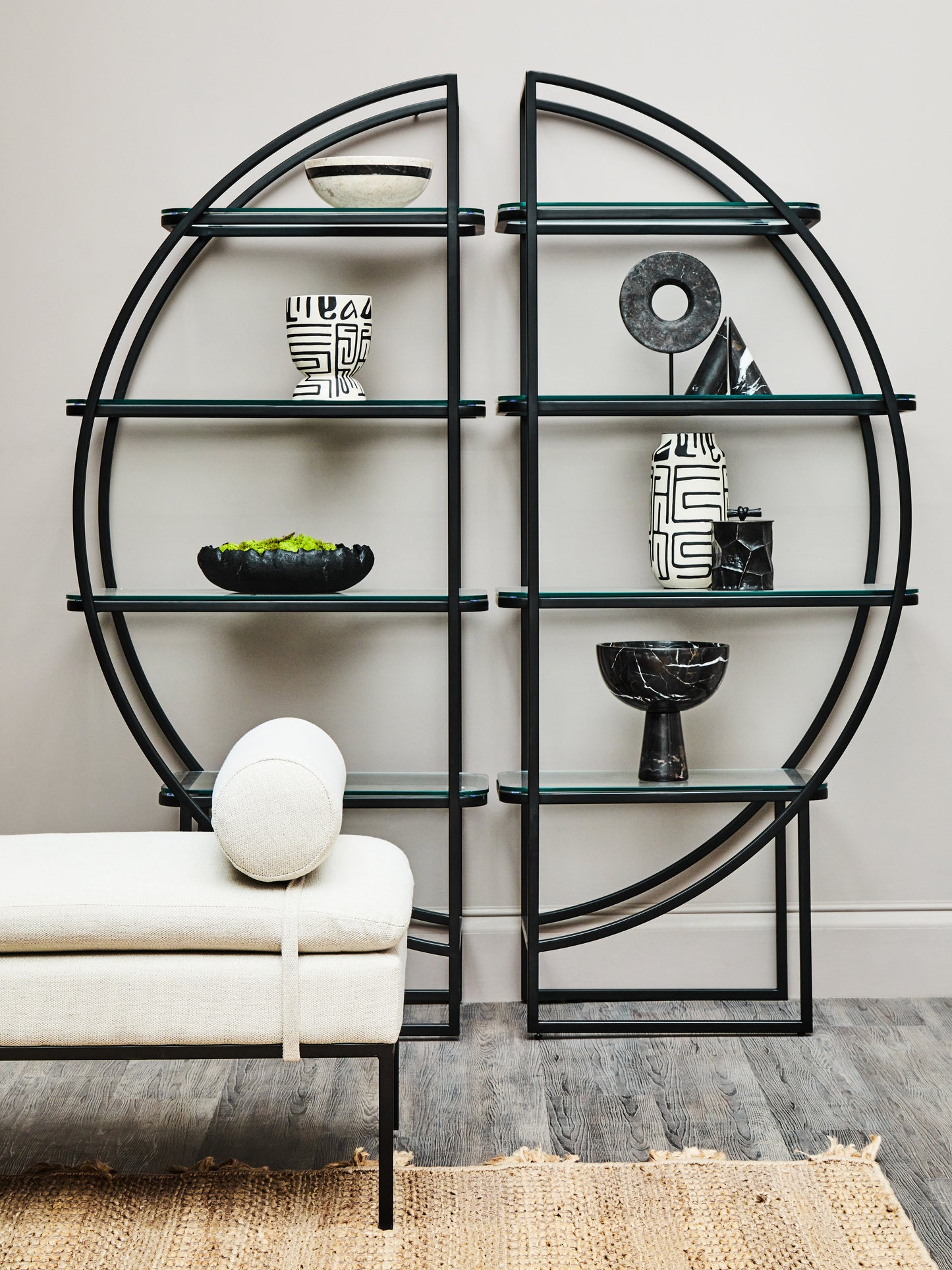 Hazel Black & White Vase