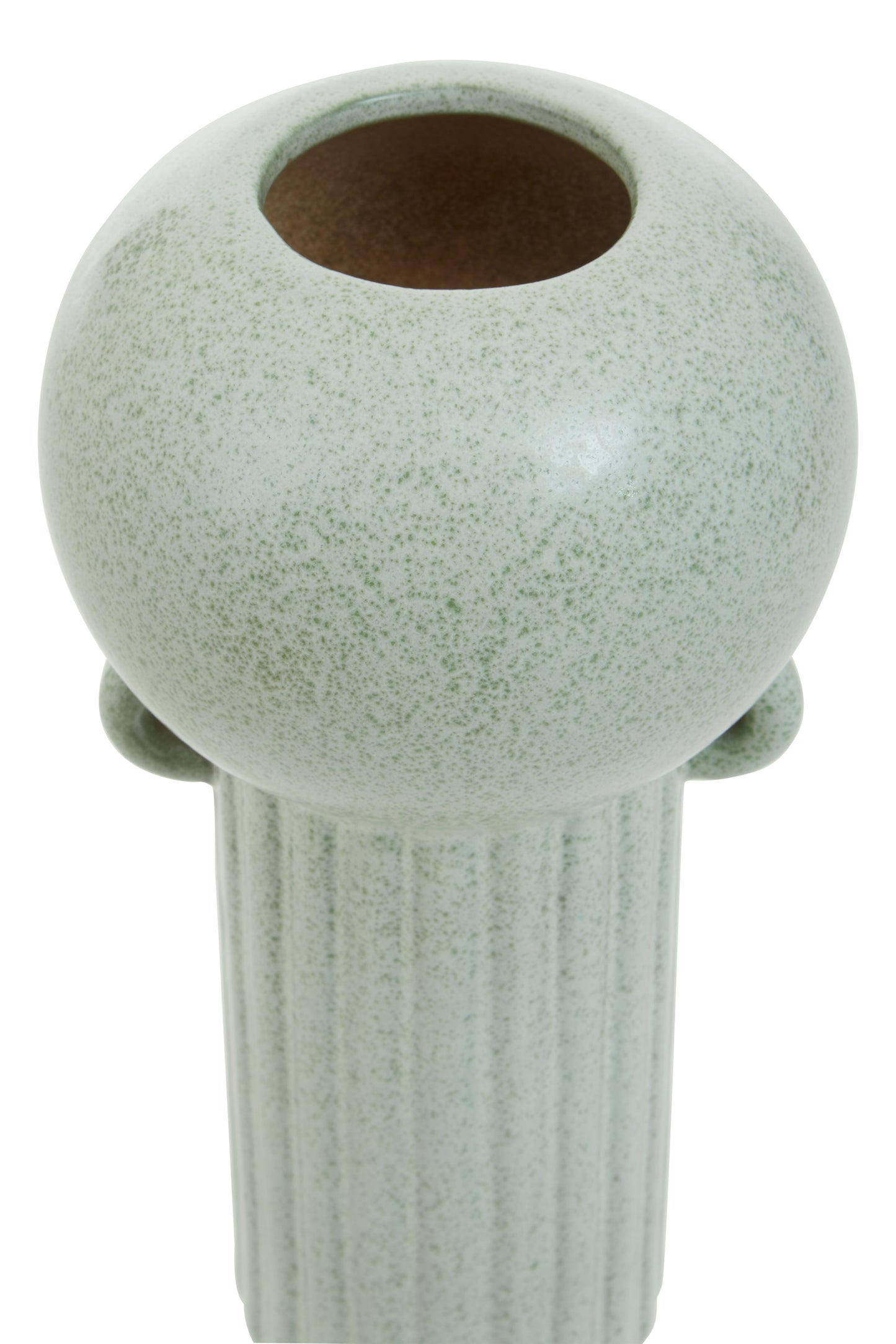 Madeline Green Stoneware Vase