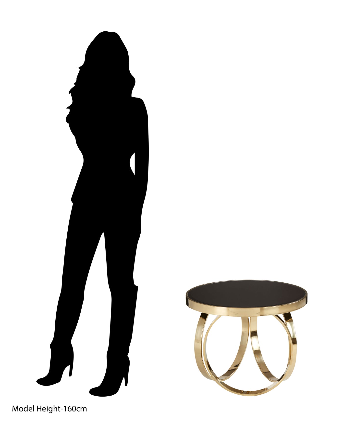 Harvey Black & Golden Coffee Table