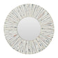 Coastal Round White Mirror