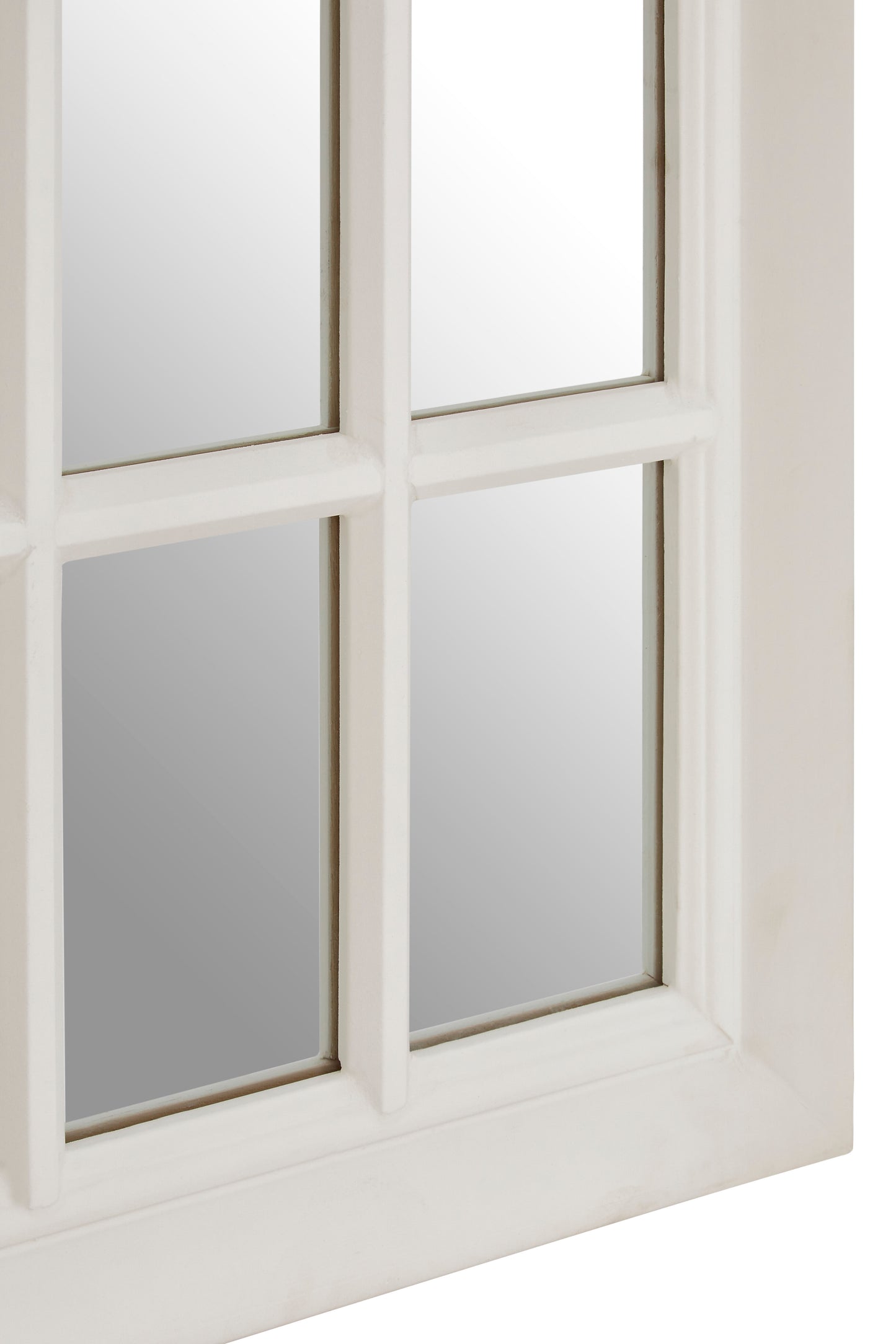Haven Arched White Mirror