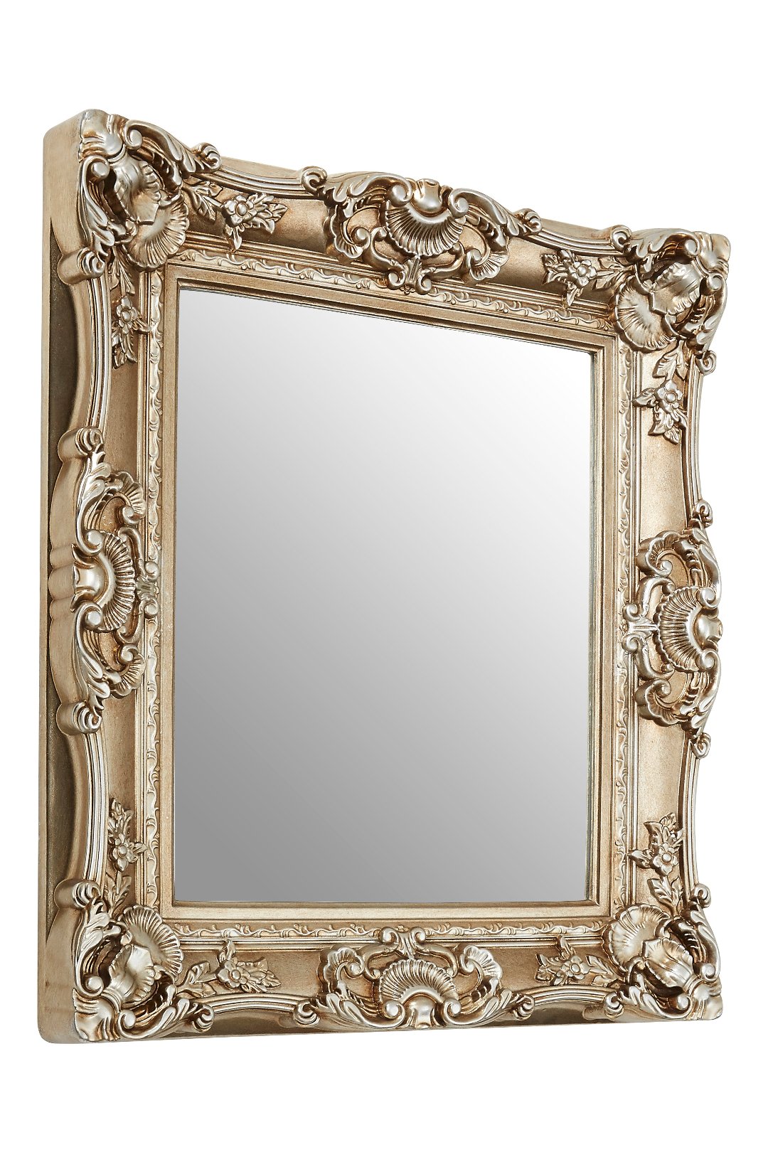 Aura Rectangular Golden Mirror