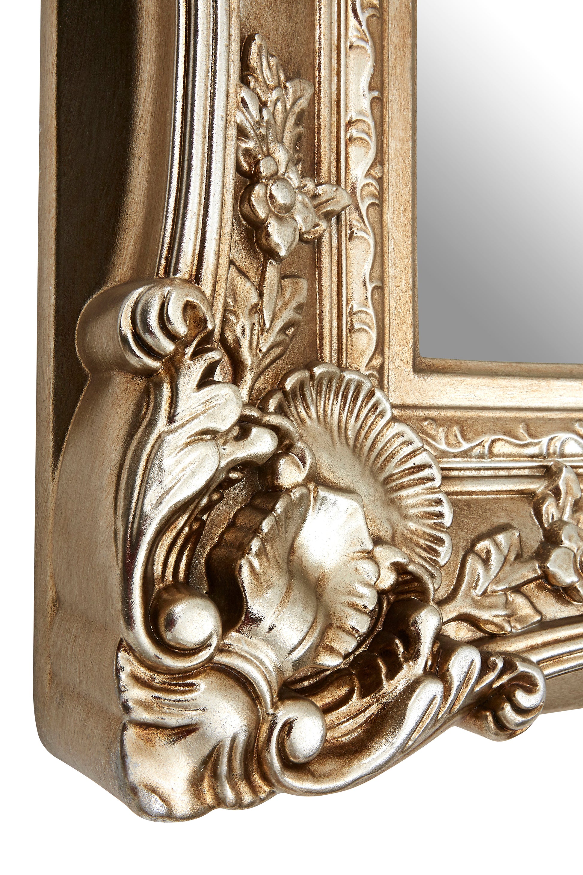 Aura Rectangular Golden Mirror