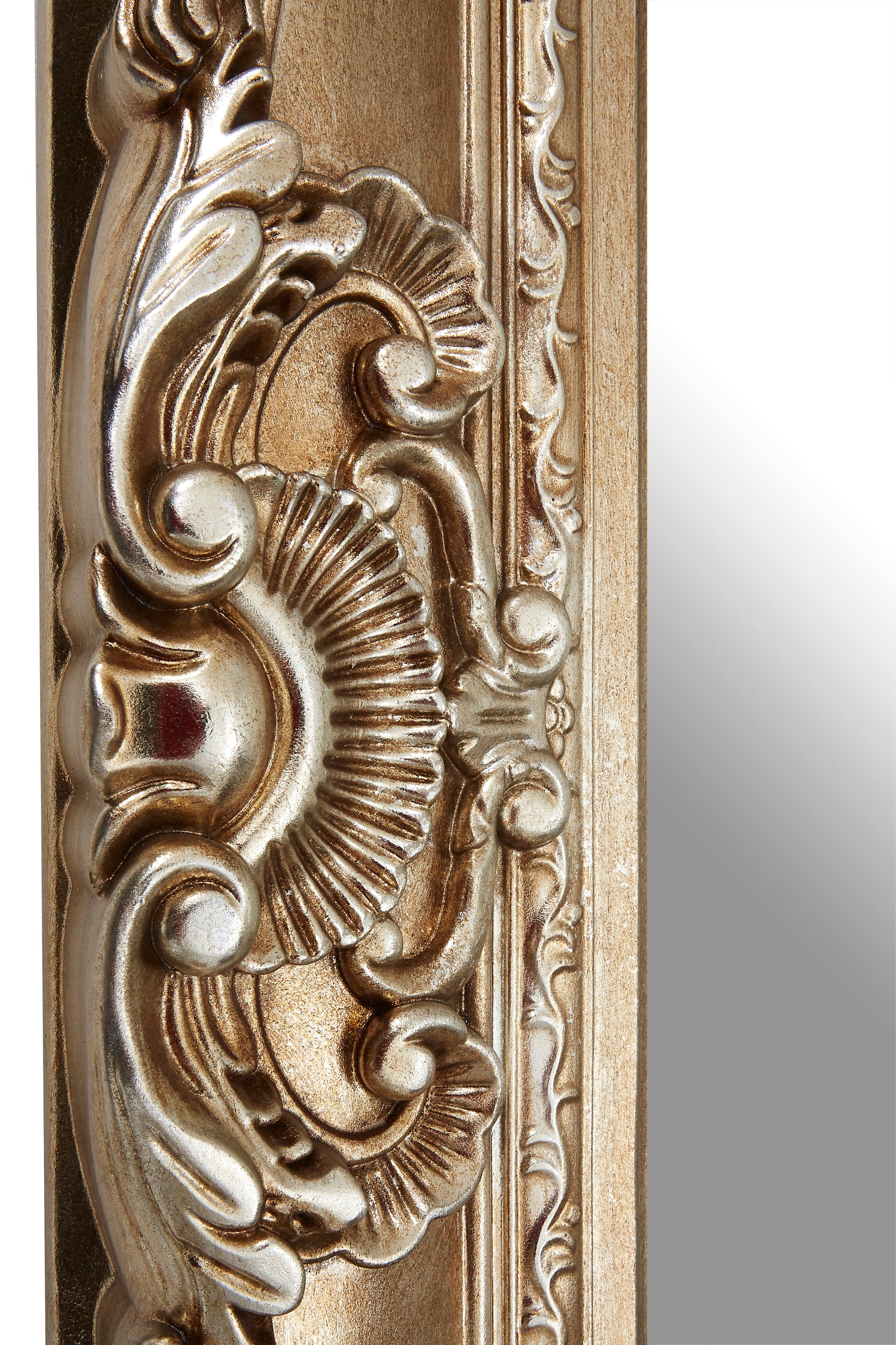 Aura Rectangular Golden Mirror