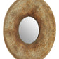 Embrace Round Golden Mirror Medium