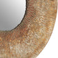 Embrace Round Golden Mirror Medium