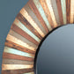 Birch Round Multicolor Mirror