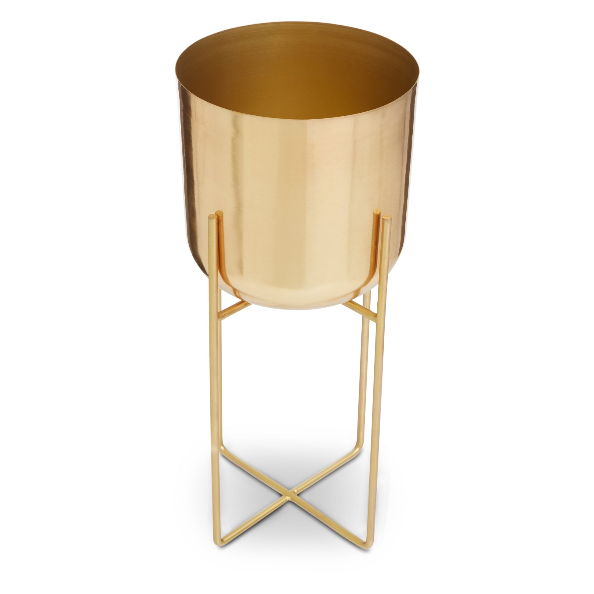 Fiona Golden Floor Planter