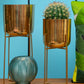 Fiona Golden Floor Planter