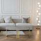 Reverie Bone Inlay Oval Coffee Table