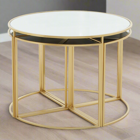 Galaxy Nested 5 Golden Coffee Table