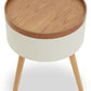 Tristan Wooden Round Side Table