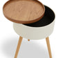 Tristan Wooden Round Side Table