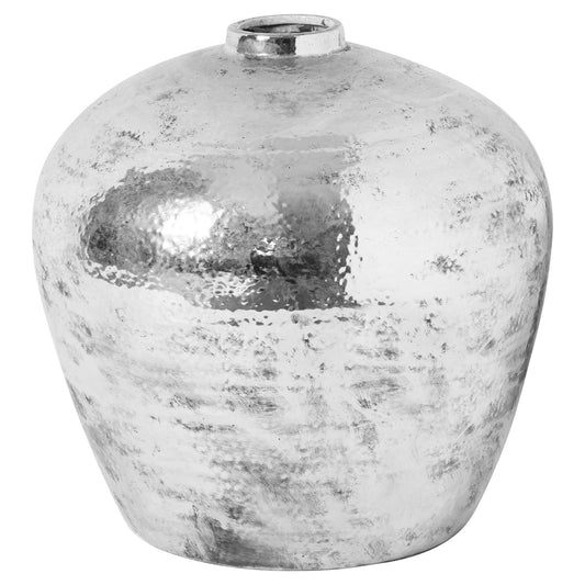 Ocean-Round-Silver-Vase