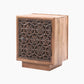 Hollis Wooden Carving Side Table