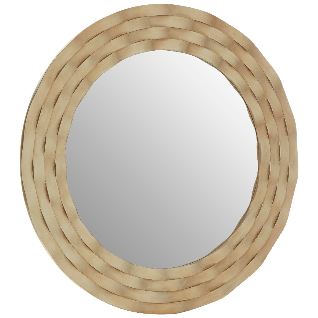 Orbit Round Silver Mirror