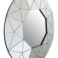 Mosaic Round Silver Mirror