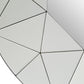 Mosaic Round Silver Mirror