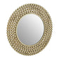 Radiance Round Golden Mirror