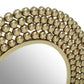 Radiance Round Golden Mirror