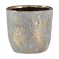 Cora Gold & Grey Ceramic Pot