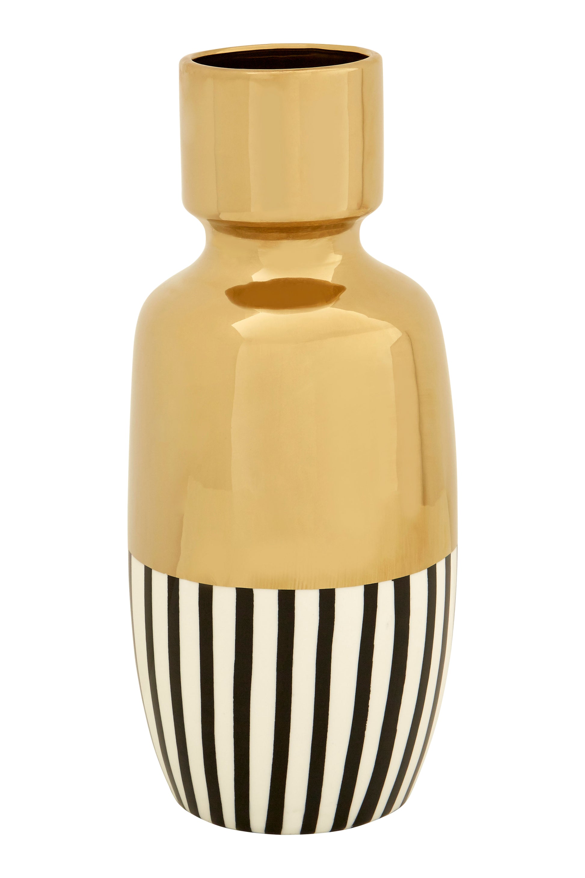 Imogen Golden Contemporary Vase