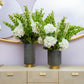 Clara Gold & Grey Vase