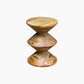 Kaya Wooden Round Side Table