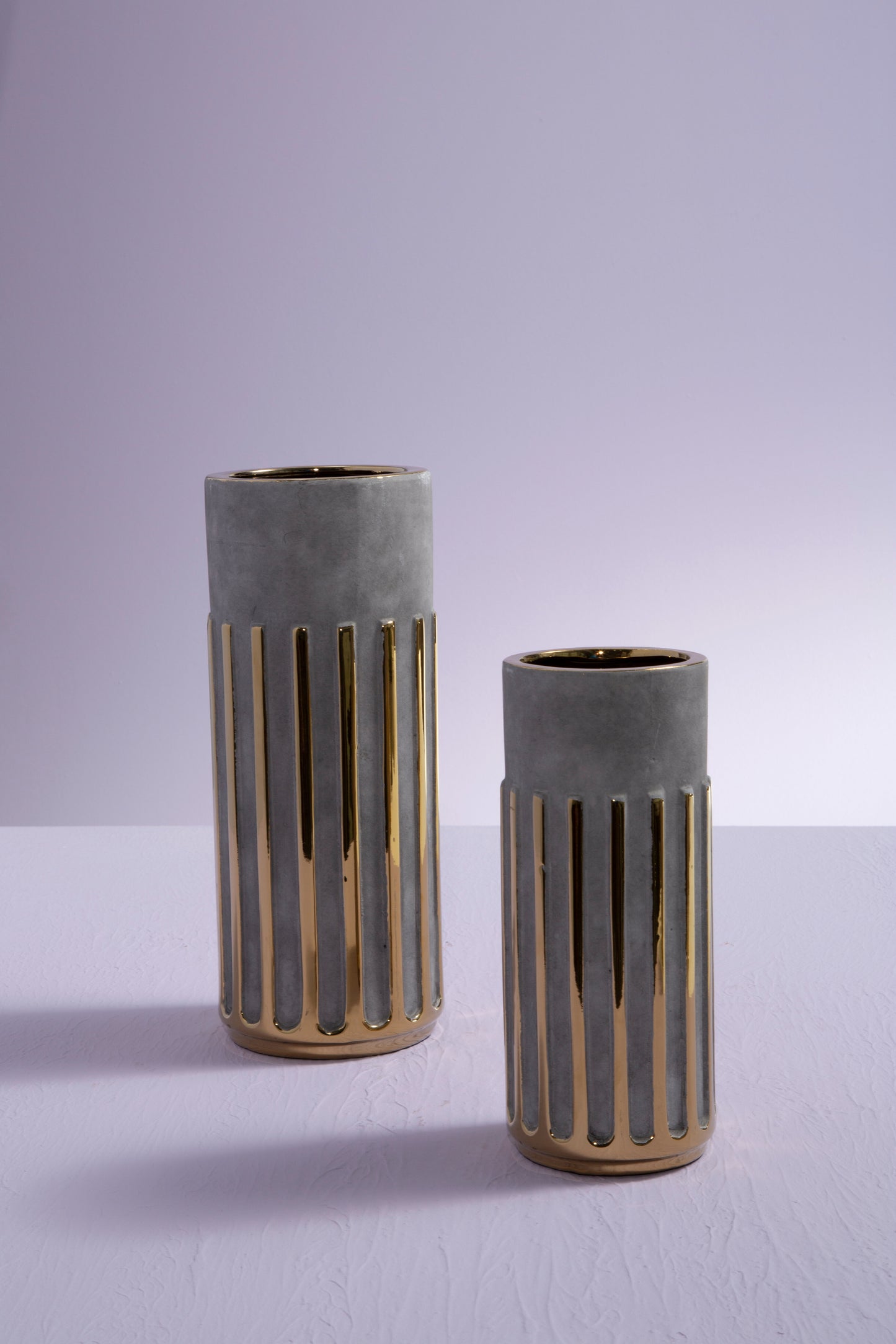 Hannah Golden Grey Vase