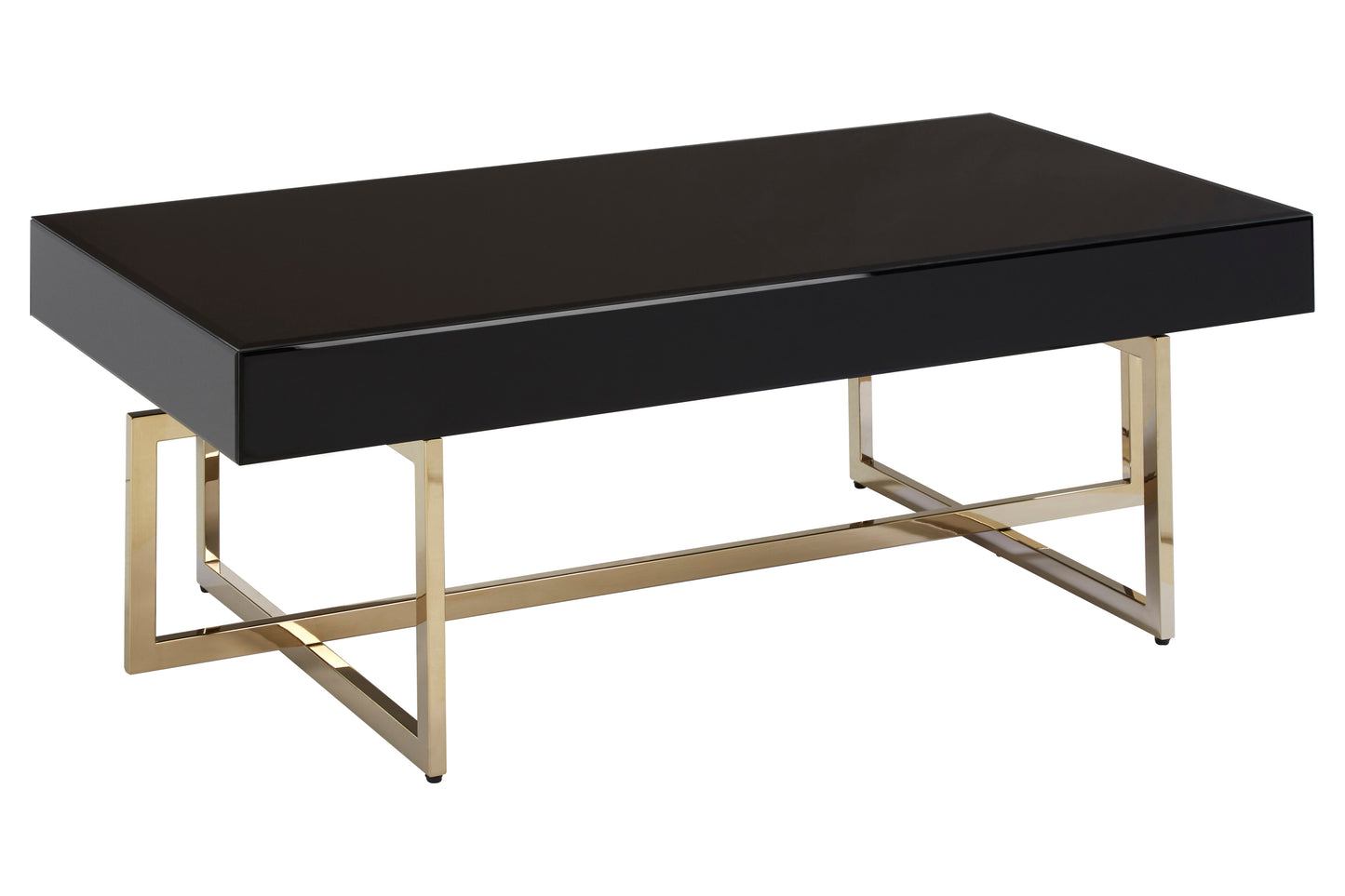 Harold Black Rectangle Coffee Table