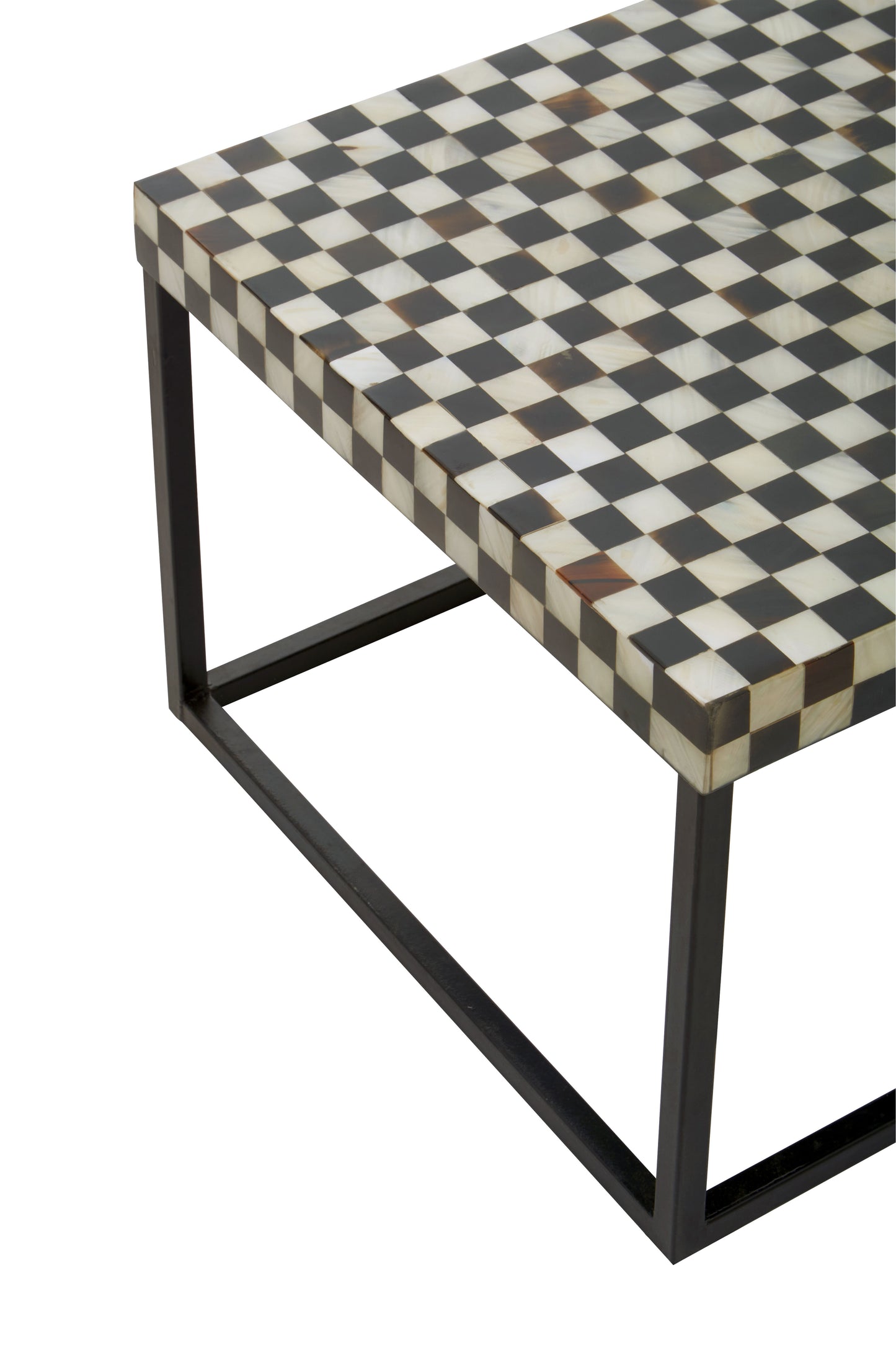 Bivety Mother of Pearl Rectangle Coffee Table