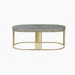 Reverie Bone Inlay Oval Coffee Table