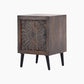 Sutton Handcarved Wooden Side Table