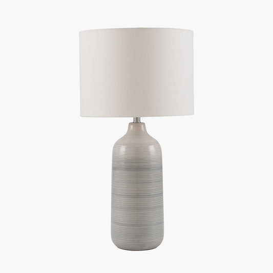 Venus Blue and Grey Ombre Ceramic Table Lamp 50cm